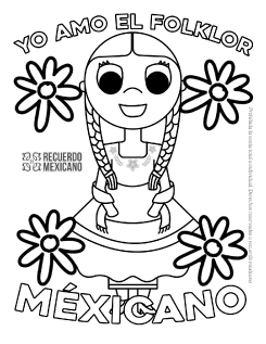 Colorea México #1 – Recuerdo Mexicano