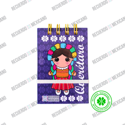 Libreta Sustentable Muñeca Queretana